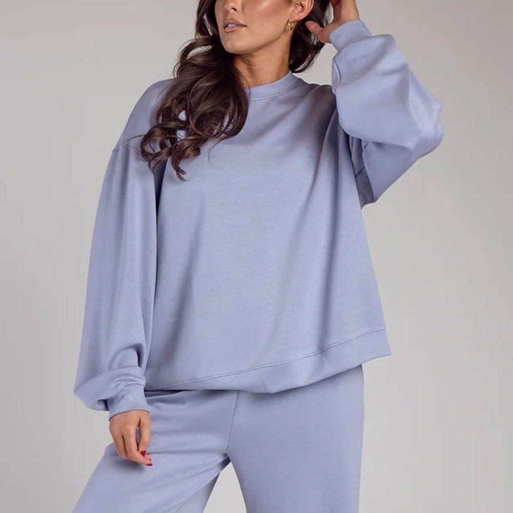 P’tula Uba Scuba Crewneck - Light Bluish